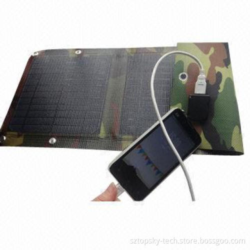 Hot Selling 8W Foldable Solar Mobile Charger, Made of Waterproof Nylon